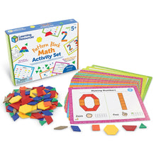 Load image into Gallery viewer, Pattern Block Math Activity Set