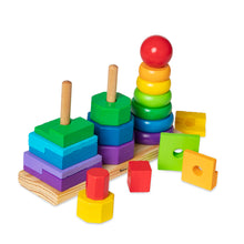 Load image into Gallery viewer, Geometric Stacker Toddler Toy