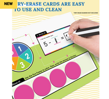 Load image into Gallery viewer, Dry- Erase Ten Frames Learning Boards: by Carson Dellosa
