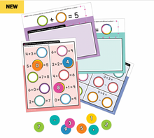 Load image into Gallery viewer, Dry- Erase Number Sentences Learning Boards: by Carson Dellosa