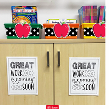 Load image into Gallery viewer, Doodle Apple Red 6" Designer Cut-Outs