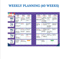 Load image into Gallery viewer, A Good Teacher Changes Everything Lesson Planner with Stickers