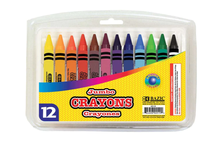 Coloring with Crayola Jumbo Crayons 