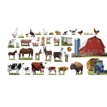Load image into Gallery viewer, Animals on the Farm Bulletin Board