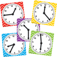 Load image into Gallery viewer, Telling Time Learning Mat + Play Clock