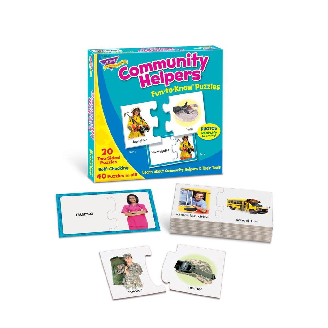 Community Helpers Fun-to-Know® Puzzles