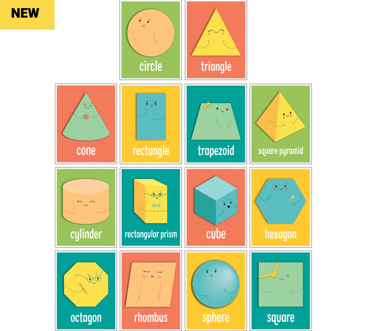 Express Shapes Mini Posters : Shapes – Beyond The Classroom Shop