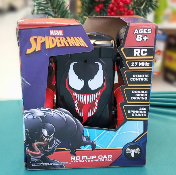 Spiderman and Venom Remote Control Double Sided Car