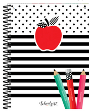 Load image into Gallery viewer, Black &amp; White Stylish Brights Lesson Planner with Stickers
